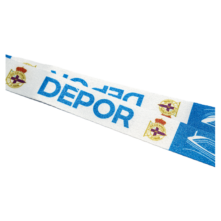 LANYARD SUBLIMACION FONDO BLANCO CON MOSQUETÓN