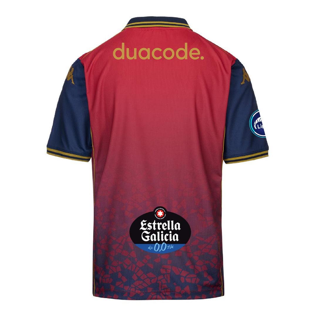 SPORTS T-SHIRT KOMBAT FROM LA CORUÑA 25/26 - Red-Blue Dk-Gold