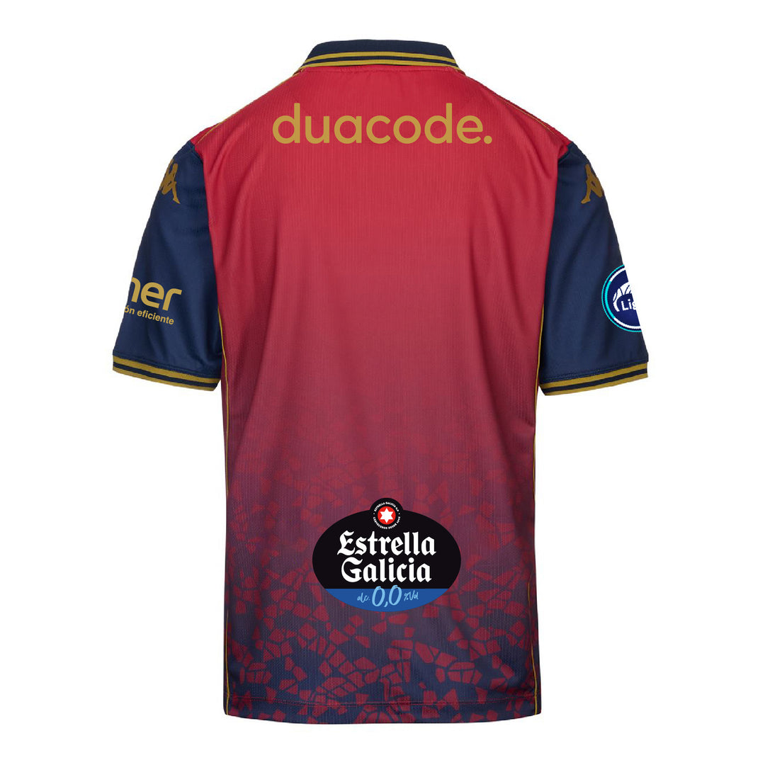 SPORTS T-SHIRT KOMBAT FROM LA CORUÑA 25/26 - Red-Blue Dk-Gold