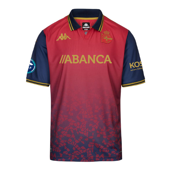 SPORTS T-SHIRT KOMBAT FROM LA CORUÑA 25/26 - Red-Blue Dk-Gold