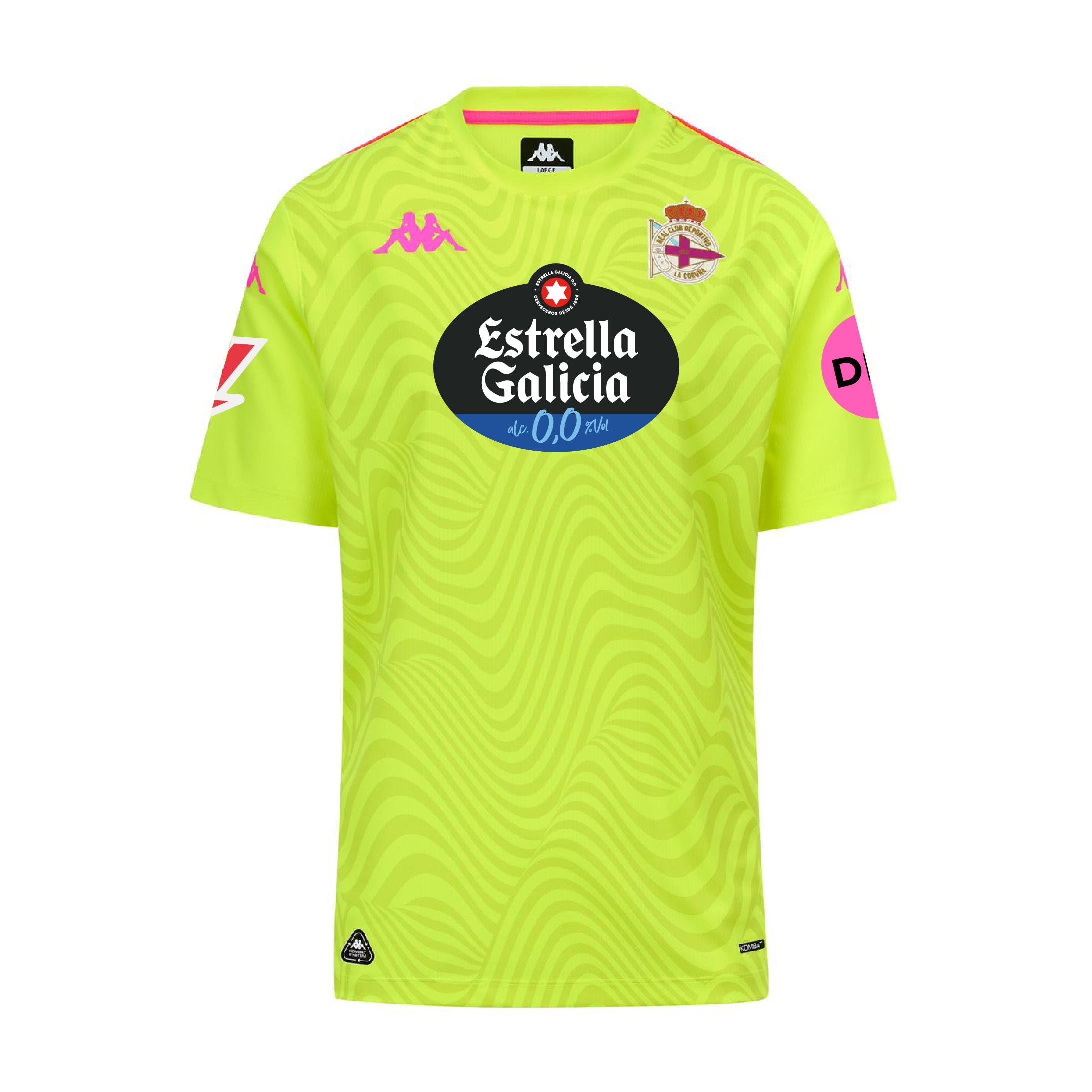 Active Jerseys Man 2026 GK DEPORTIVO Yellow Fluo-Fuchsia Fluo