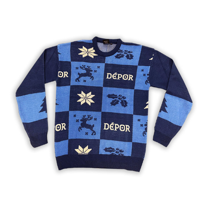 JUMPER NAVIDAD DEPORTIVO 2025 - AZUL 1