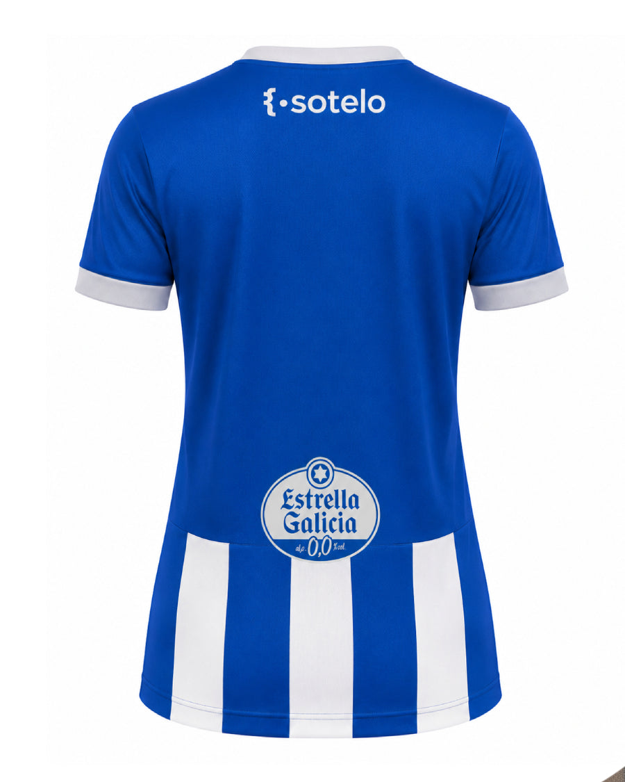 Camiseta Primera Equipación Dépor ABANCA 2026-2027 Mujer