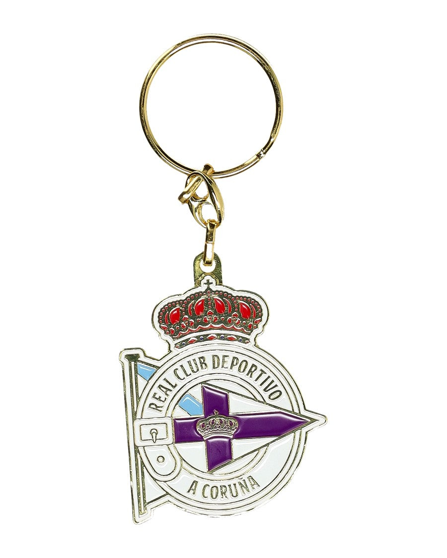 Metallic Shield Keychain