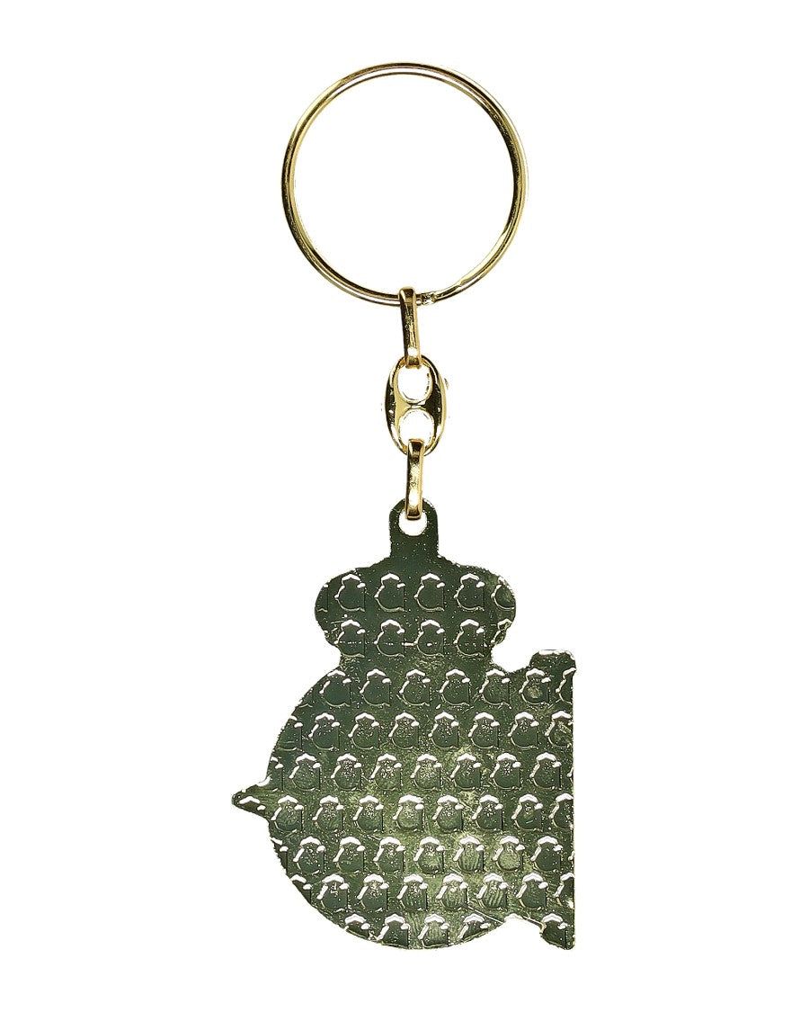 Metallic Shield Keychain