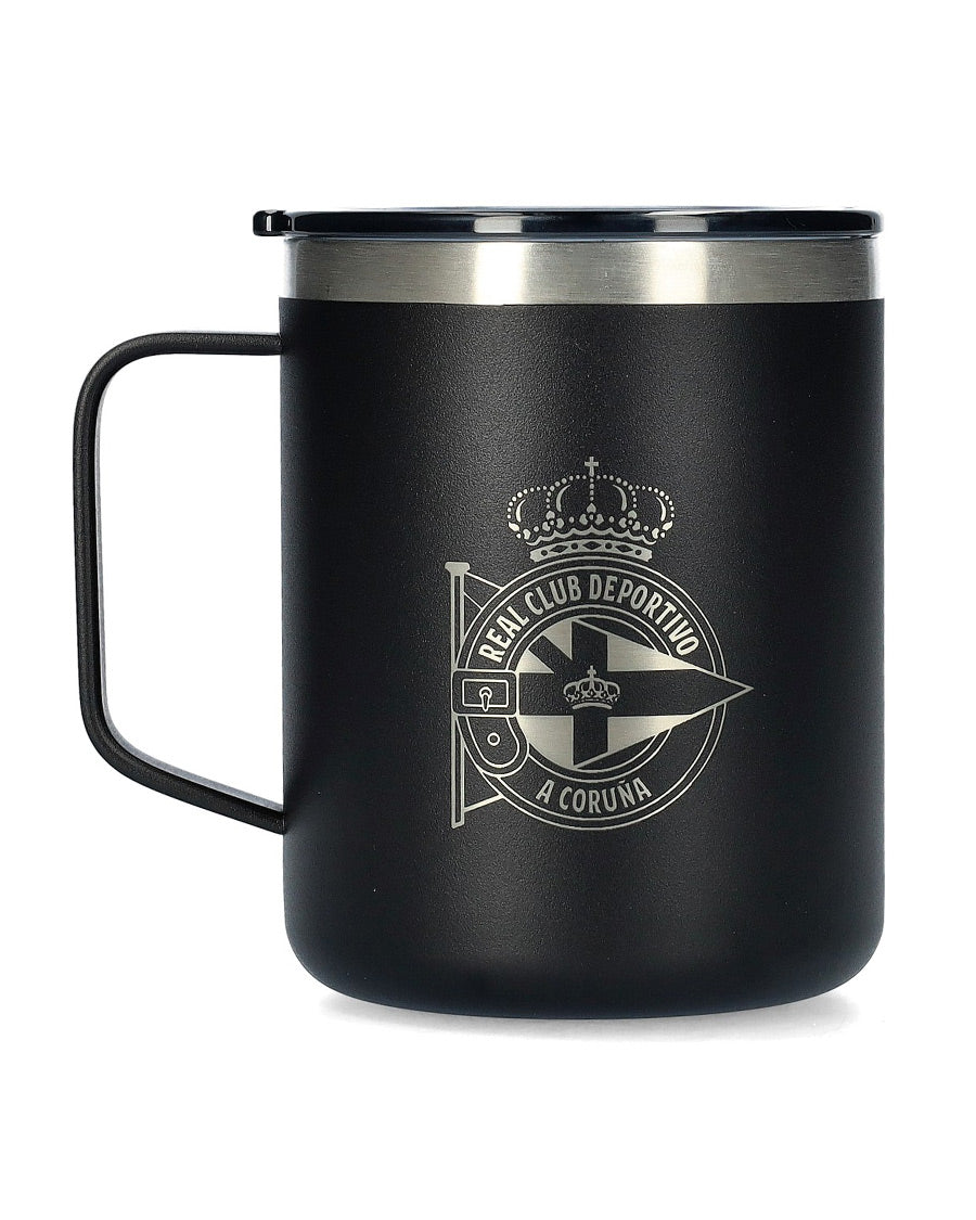 Black Runbott Shield Mug