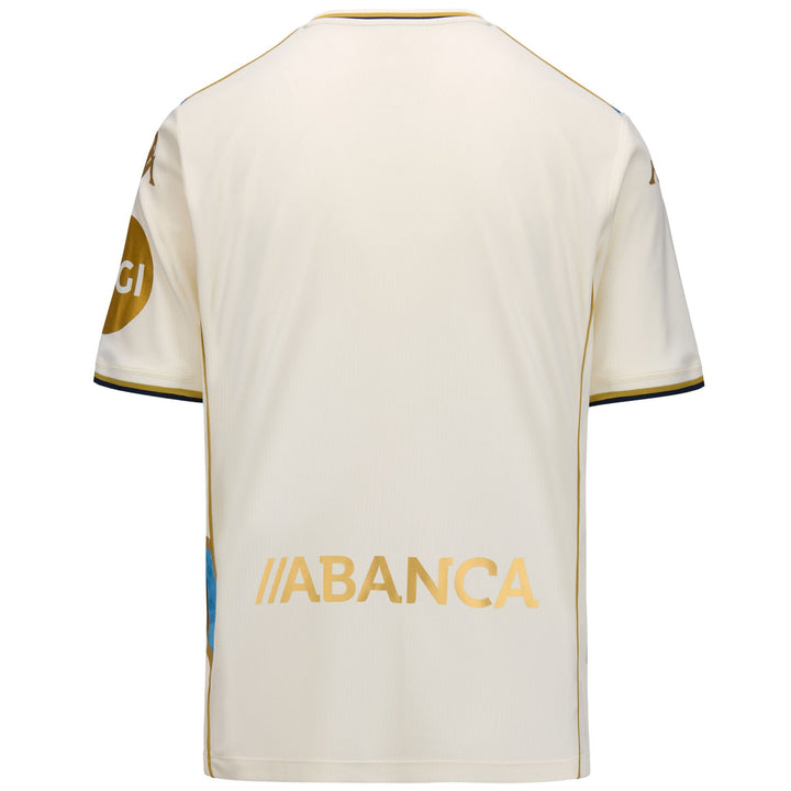 Active Jerseys_MAN_2026 THIRD DEPORTIVO_Shirt_White Antique-Azure-Gold-SPONSOR 2 - DressedSide