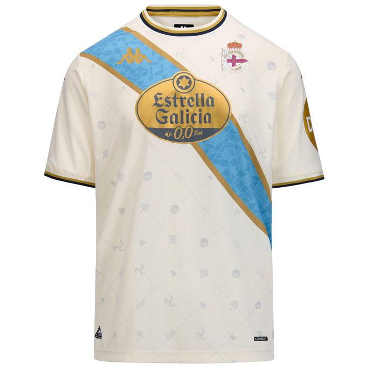 Active Jerseys_MAN_2026 THIRD DEPORTIVO_Shirt_White Antique-Azure-Gold-SPONSOR 2 - Photo